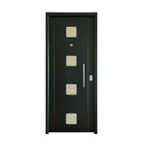 Porte Blindée Grade 3 Milan Inox Standard 3 Pointes Puerta Acorazada Milán Inoxidable B4 color negro