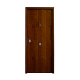 Porte Blindée Grade 3 Lisse Standard 3 Pointes Puerta Acorazada Lisa Clásica B4 acabado madera de Palisandro