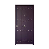 Porte Blindée Grade 3 Alborán Standard 3 Pointes Puerta acorazada rústica marrón Alborán B4 G3 3 Puntos