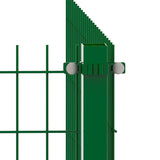 Abrazadera metalica poste hercules intermedio o esquinero SLIMFIX verde abrazadera-intermedia-verde-6