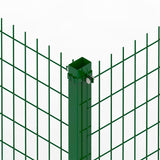 Abrazadera metalica poste hercules intermedio o esquinero SLIMFIX verde abrazadera-intermedia-verde-8