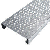 Suelo metálico Agujeros Abocardados R15 Muestra suelo abocardado R15