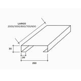 Suelo metálico Agujeros Abocardados R8 Suelo metálico Agujeros Abocardados R8