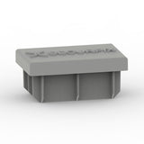 Capuchon Blanc pour Poteau Rectangulaire tapon poste valla hercules gris claro 2