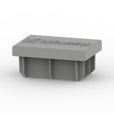 Capuchon Blanc pour Poteau Rectangulaire tapon poste valla hercules gris claro