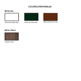 Porte Blindée Grade 3 Alborán Standard 3 Pointes Colores disponibles puerta acorazada rústica Alborán 3 putnos