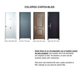 Porte Blindée Grade 3 Vérone Doble Feuilles Standard 3 Pointes Porte Blindée Grade 3 Vérone Doble Feuilles Standard 3 Pointes