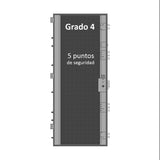 Porte Blindée Cearco Grade 4 Omega 5 Pointes Esquema de puntos de seguridad en Puerta Acorazada Grado 4 de 5 puntos