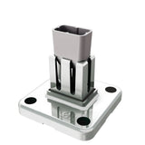 Platine Aluminium pour Poteaux Grillage Rigide Blanc Base Aluminio Para Postes Hércules Blanca Bases De Superficie
