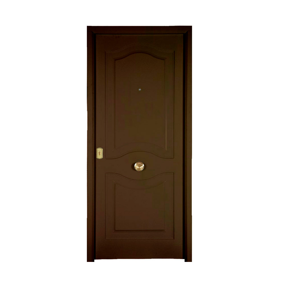 Puerta acorazada marrón Clásica de Cearco Serie B4 con Cerradura de 3 ptos