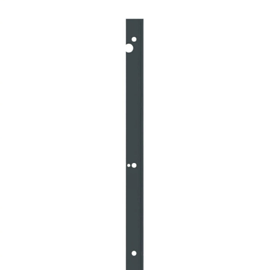 Poste para vallado terminal T-Fix gris antracita