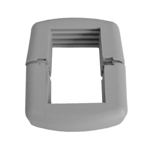 Abrazadera plástica para poste de valla hércules en color gris claro